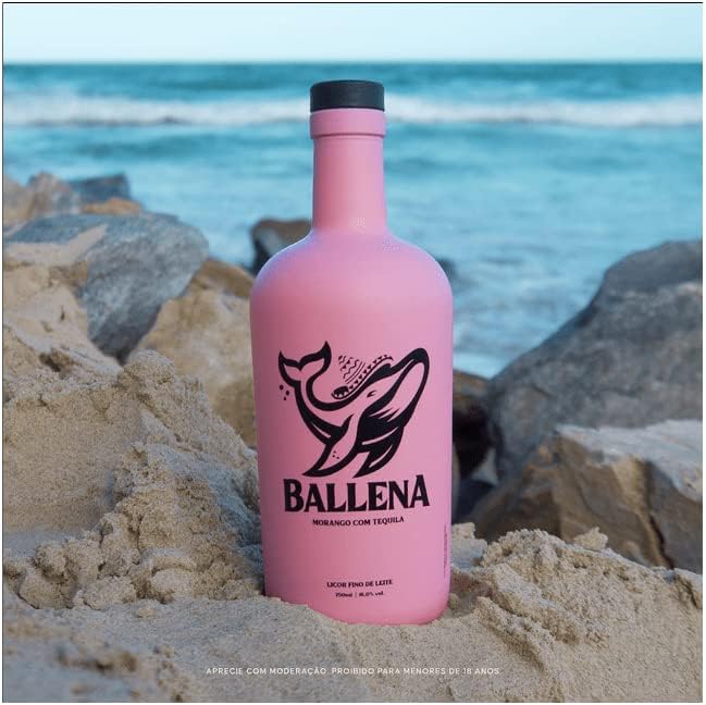 Licor Ballena Creme De Morango com Tequila 750ml