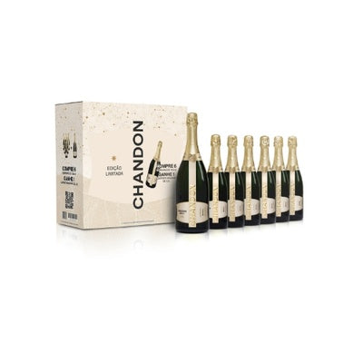 ESPUMANTE CHANDON BRUT KIT GARRAFA 1,5L 6G 750ML