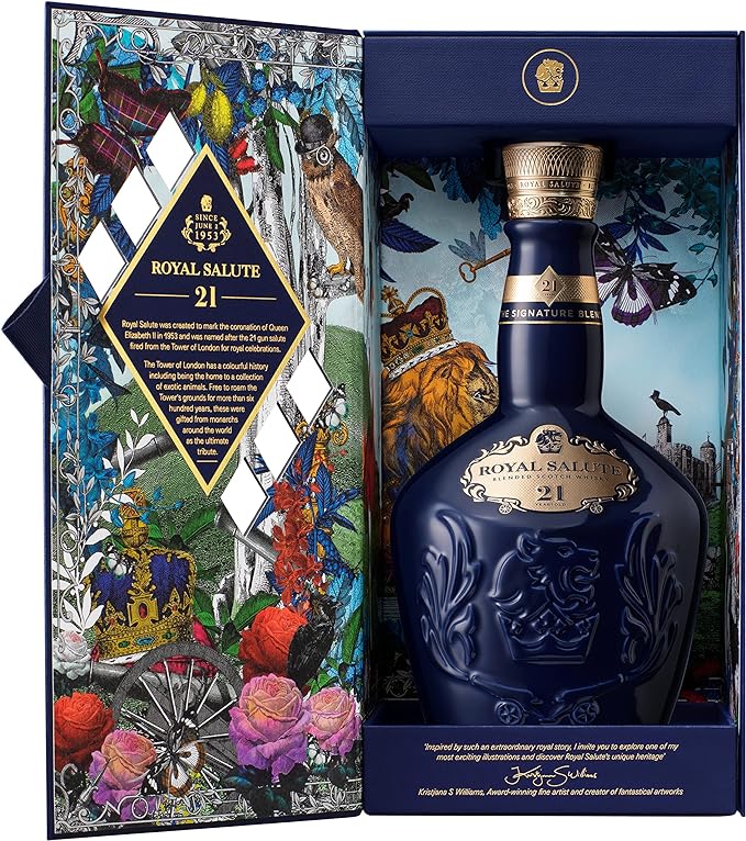 Whisky Royal Salute 21 anos Azul Saphire 700ml