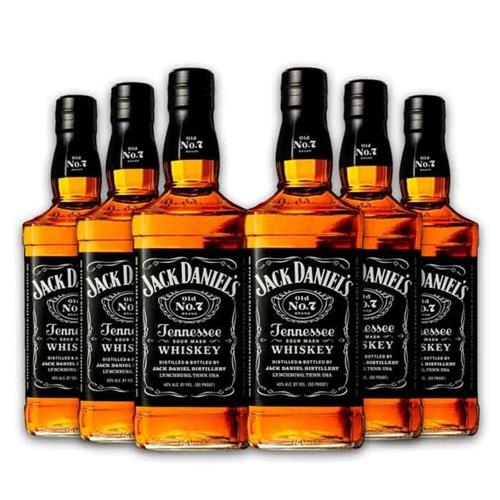 Kit Whisky Jack Daniels 1L - 6 Garrafas