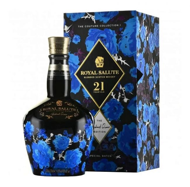 Whisky Royal Salute The Couture Collection Richard Quinn Edition Preto 700ml