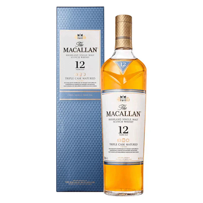 Whisky The Macallan 12 anos - Fine Oak - Triple Cask 700 ml