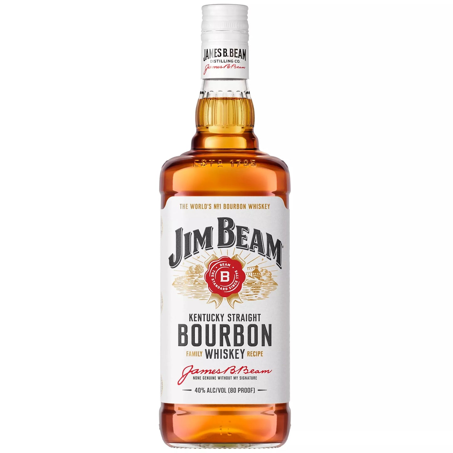 Whisky Jim Beam White, Bourbon, 1L